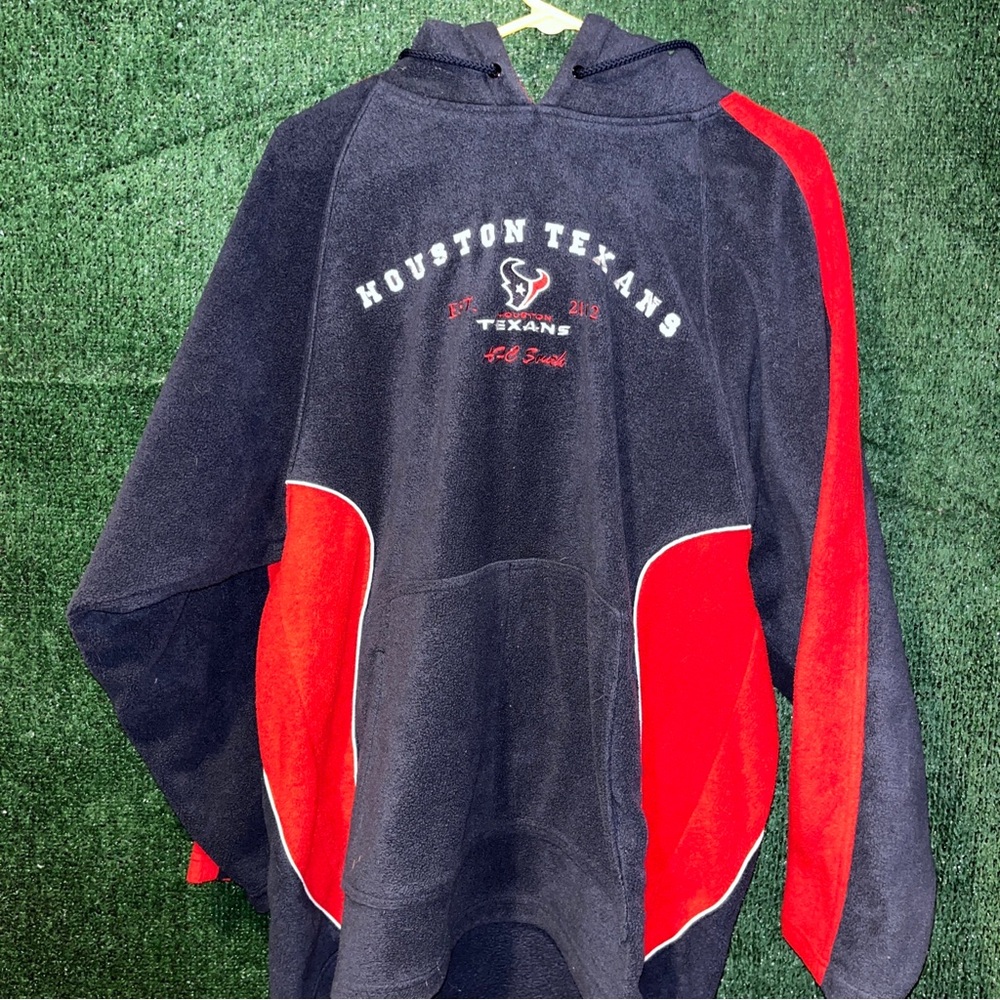 Houston Texans Vintage Y2K Fleece Hoodie L NFL tag Texas Football